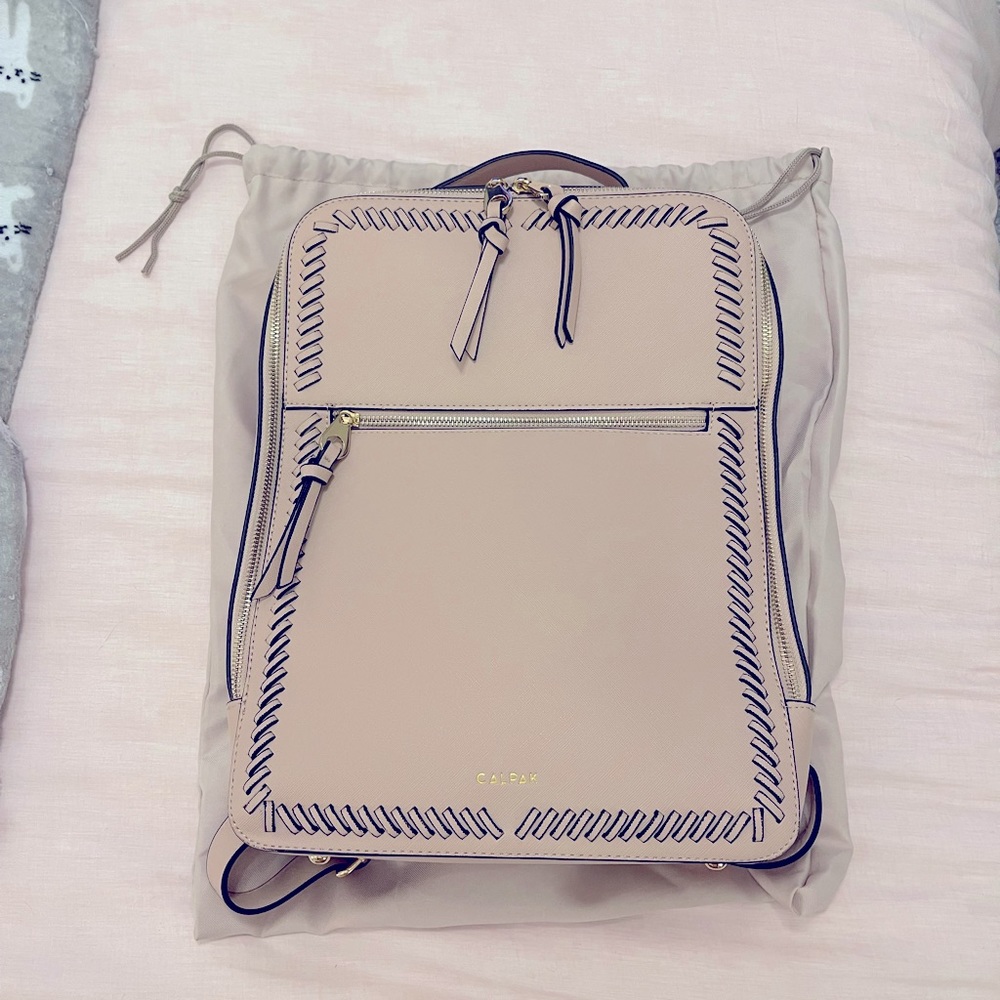 Blush Calpak laptop backpack